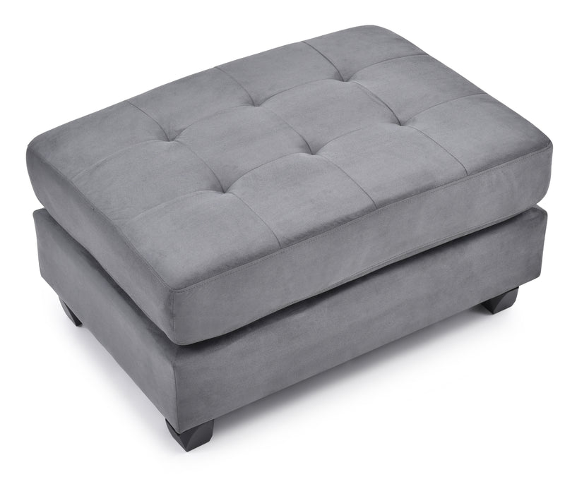 Glory Furniture Malone Navy Blue Ottoman