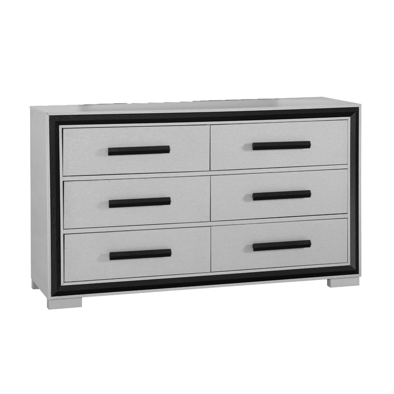 Global Furniture Amelia Black Grey Dresser
