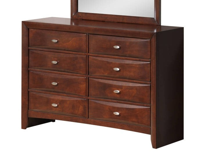 Global Furniture Linda Merlot Drawer Dresser