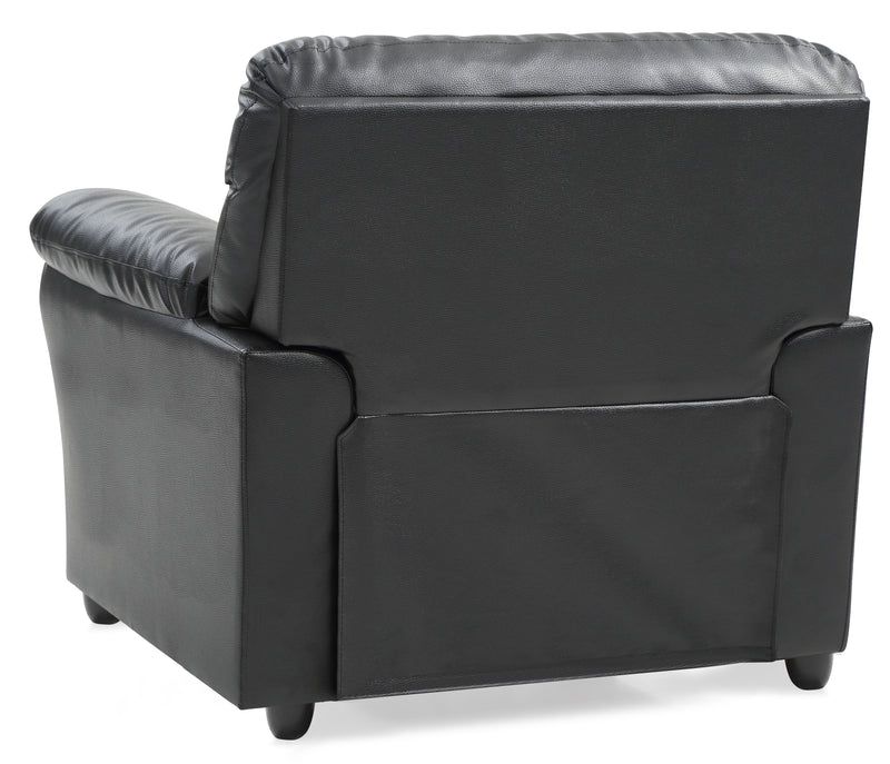 Glory Furniture Olney Black Faux Leather Chair