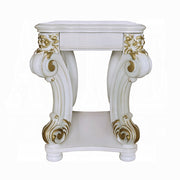 Acme Furniture Vendome Antique Pearl 3pc Square Coffee Table Set