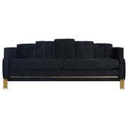 New Classic Furniture Empire Black Lighted Sofa
