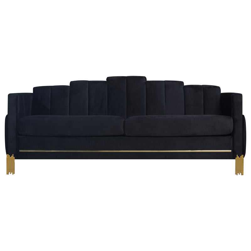 New Classic Furniture Empire Black Lighted Sofa