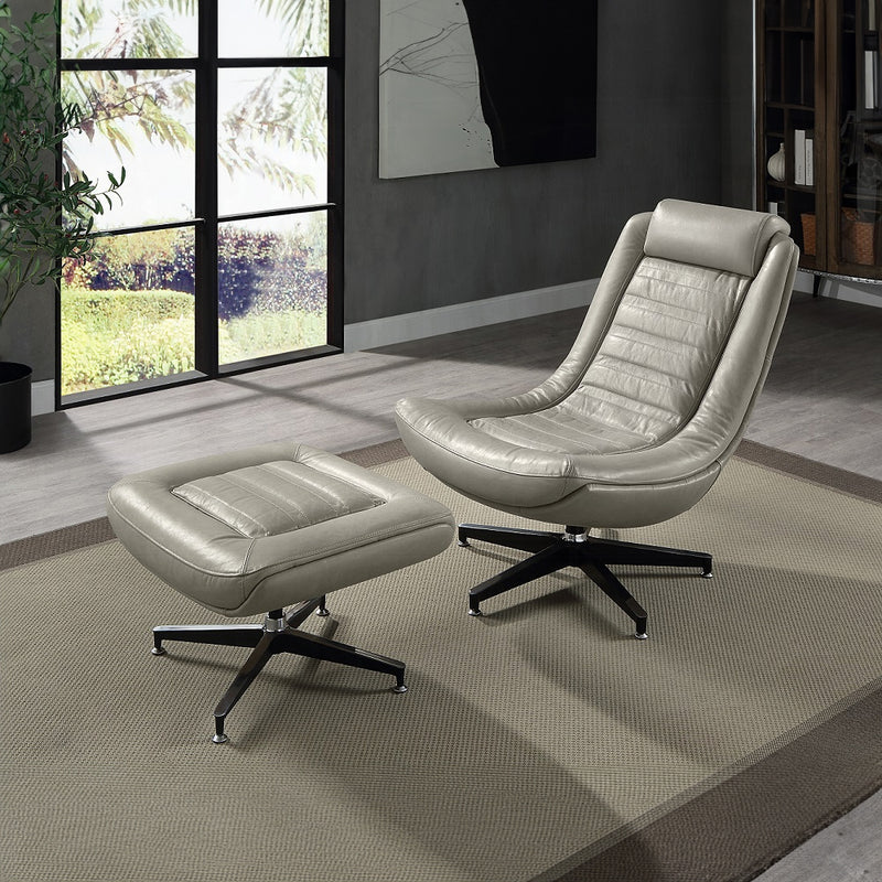 Acme Furniture Piran Twilight Swivel Accent Chair