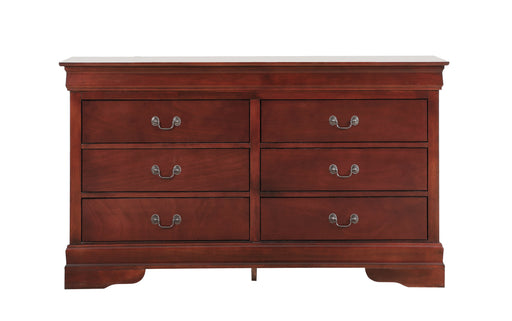 Glory Furniture Louis Phillipe Beige 6 Drawers Dresser