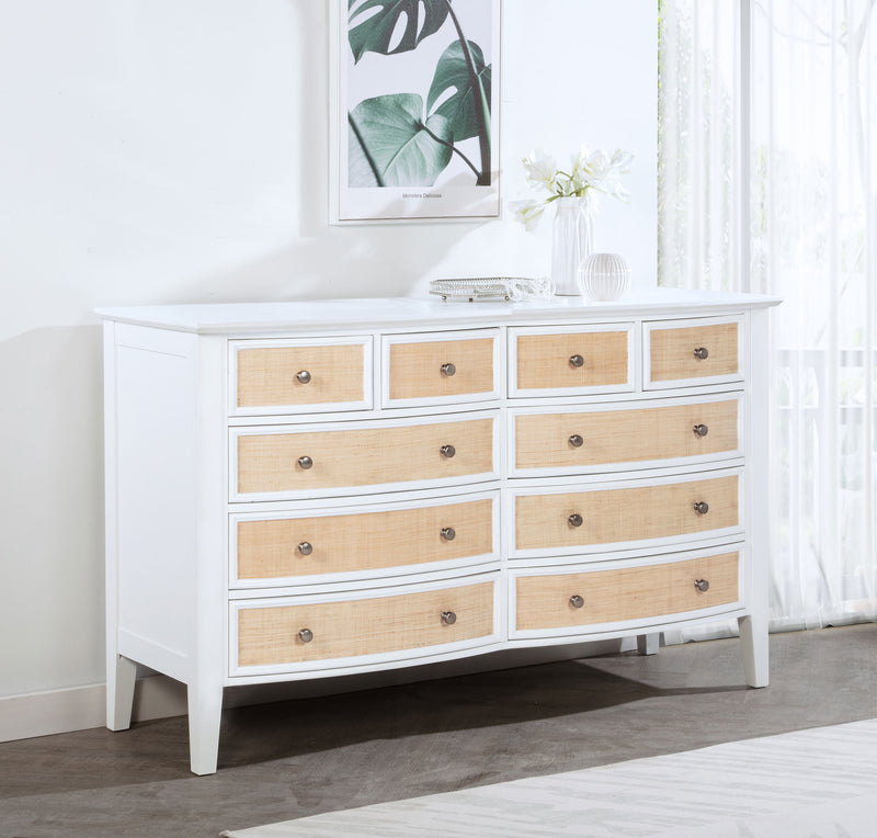 Coaster Furniture Bexhill White 10 Drawer Dresser