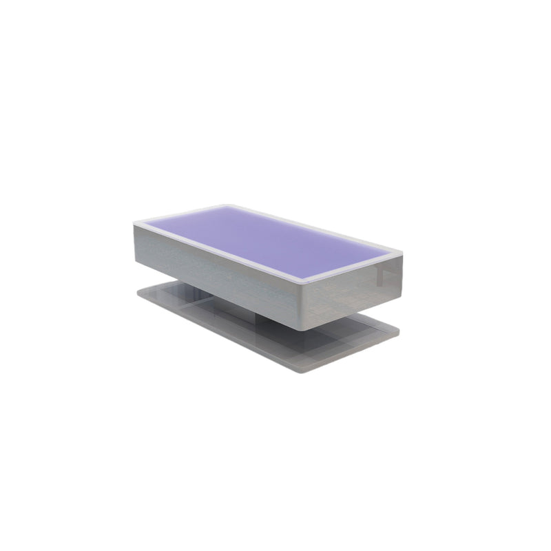 Galaxy Home Emma White LED Coffee Table