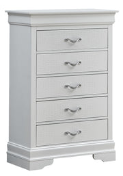 Glory Furniture Lorana White Pearl Chest