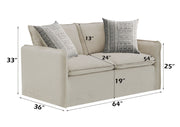 Acme Furniture Upendo Beige 2pc Living Room Set