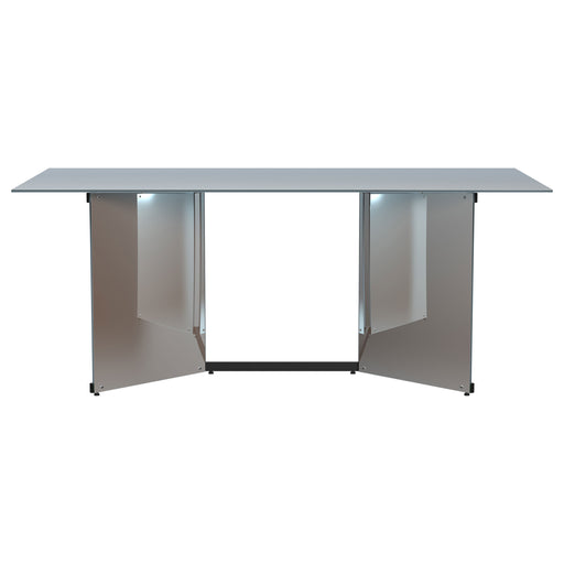 Coaster Furniture Emery Silver Dining Table