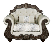 Acme Furniture Pierce Beige Chair with Pillow