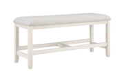 Steve Silver Hyland White Counter Bench