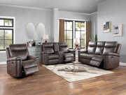 New Classic Furniture Quade Mocha Glider Recliner