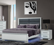Global Furniture Andros Silver Nightstand