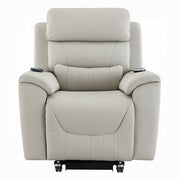 Acme Furniture Marsha Light Gray Power Recliner