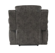 Global Furniture U8517 Grey Glider Recliner