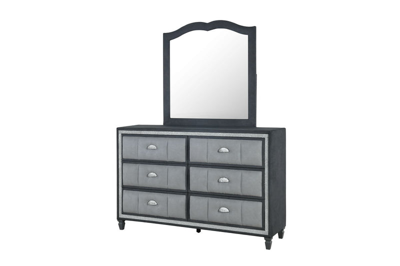 Global Furniture Vanna Dark Grey Mirror