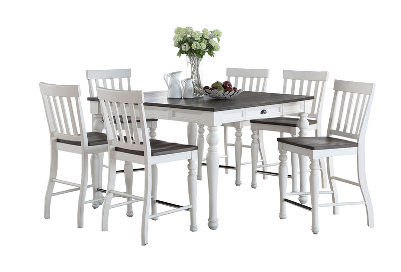 Steve Silver Joanna Ivory Mocha Counter Table