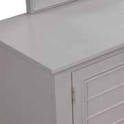 New Classic Furniture Jamestown Gray Dresser and Mirror