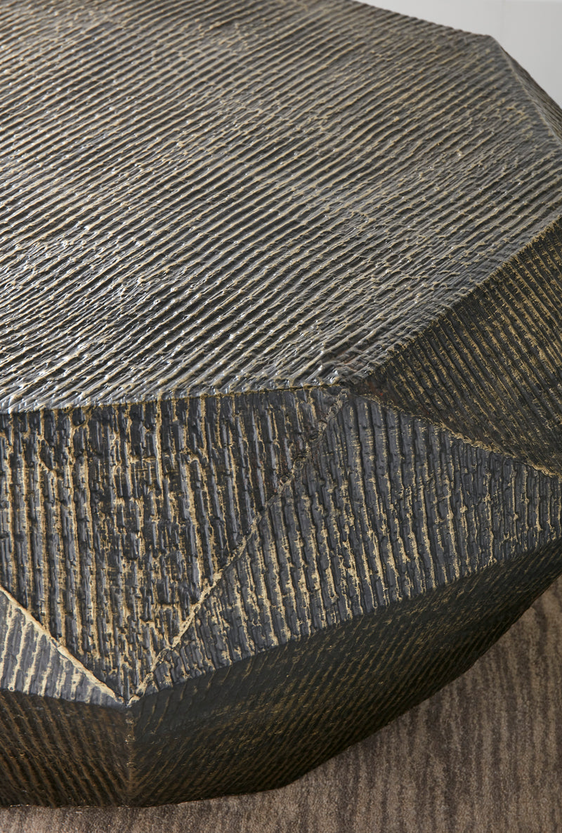 Steve Silver Donato Oil Rubbed Brass 3pc Coffee Table Set