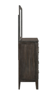 New Classic Furniture Andover White Dresser and Mirror