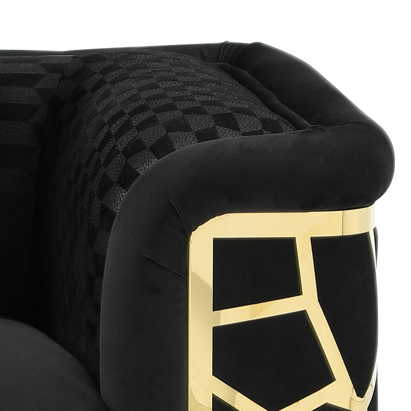Glory Furniture Talia Black Chair