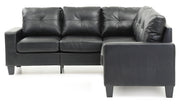 Glory Furniture Newbury Gray Faux Leather Sectional