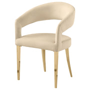 2 Coaster Furniture Galiano Beige Dining Arm Chair