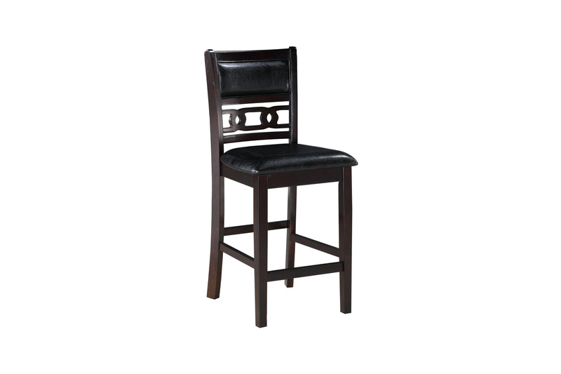 2 New Classic Furniture Gia Ebony Counter Height Chairs