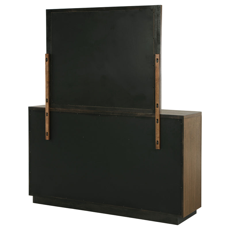 Coaster Furniture Terrace Ash Brown Dresser and Mirror