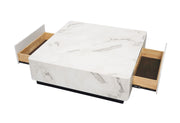 Acme Furniture Fritzy White Square Coffee Table