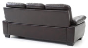 Glory Furniture Marta Gray Faux Leather Sofa