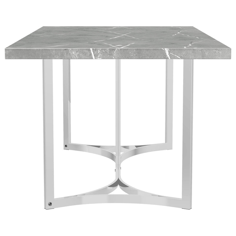 Coaster Furniture Sterling Grey Rectangular Dining Table