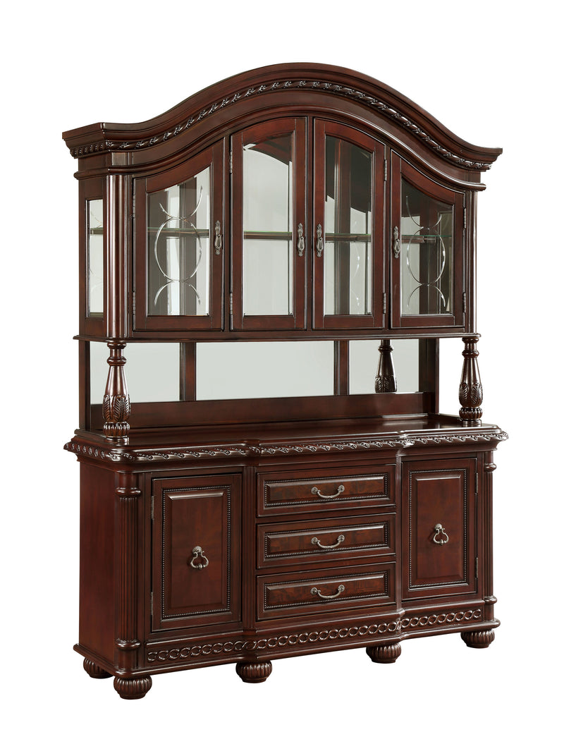 Steve Silver Antoinette Brown Cherry Buffet and Hutch