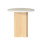 Acme Furniture Qwin Natrual Oak 3pc Coffee Table Set