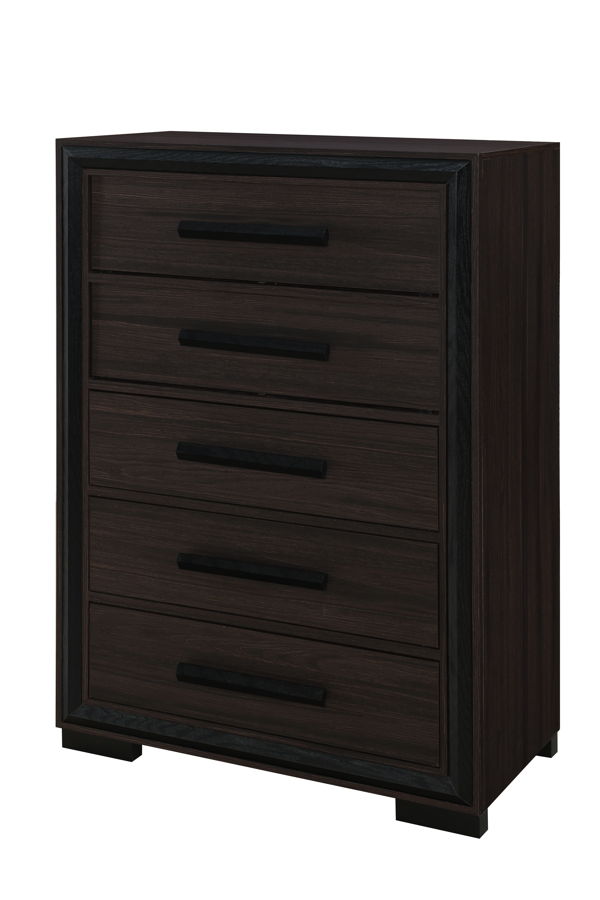 Global Furniture Amelia Black Grey Chest