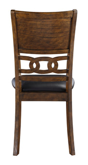 2 New Classic Furniture Gia Brown Dining Chairs