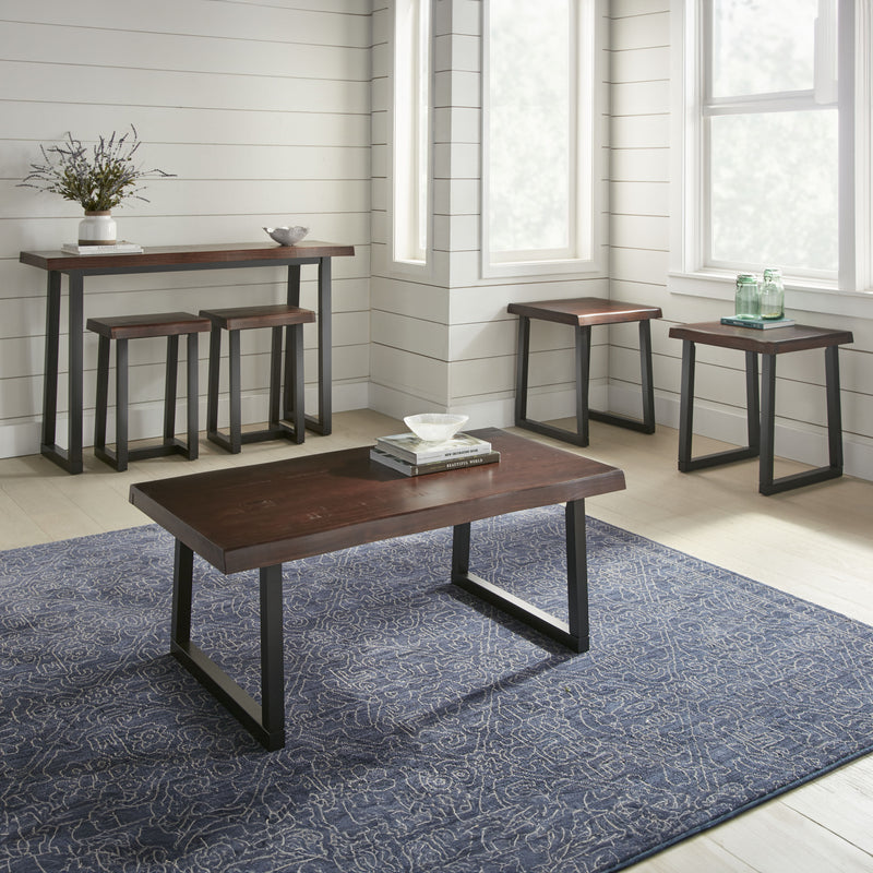 Steve Silver Jennings Cherry Live Edge Bar Table