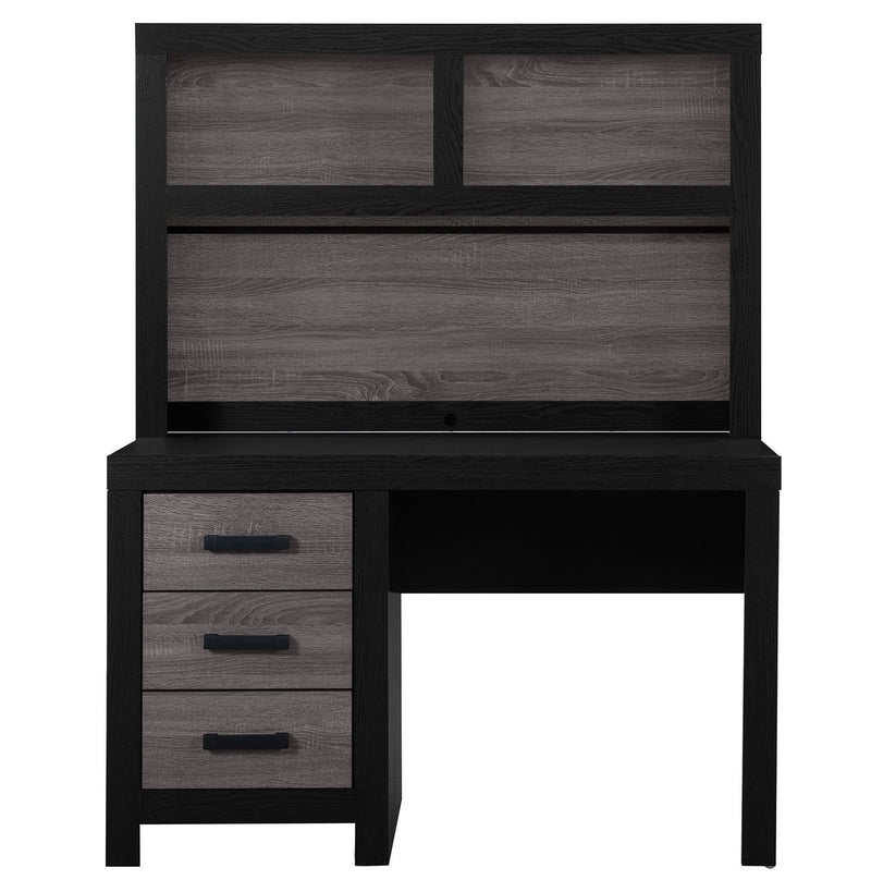 Global Furniture Lisbon Black Grey Desk