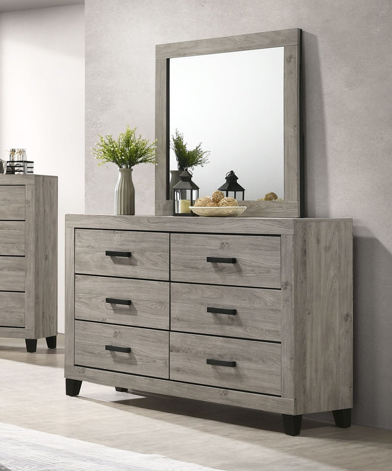 Acme Furniture Mari Light Gray Mirror