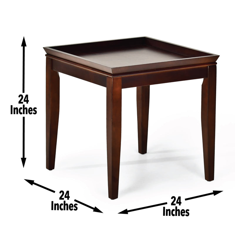 Steve Silver Clemson Merlot Cherry End Table