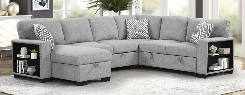 Galaxy Home Cairo Gray Sectional