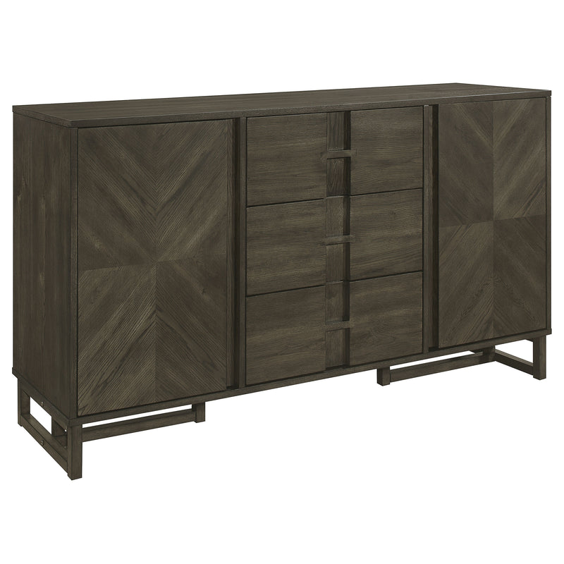 Coaster Furniture Kelly Dark Grey 3 Drawers Storage Sideboard
