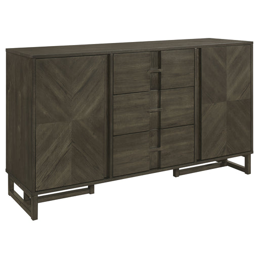 Coaster Furniture Kelly Dark Grey 3 Drawers Storage Sideboard