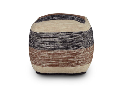 Steve Silver Jamal Square Handwoven Woolen Pouf