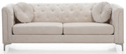 Glory Furniture Pompano Black Velvet Sofa