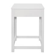 Home Elegance Blanche White 4pc Corner Desk
