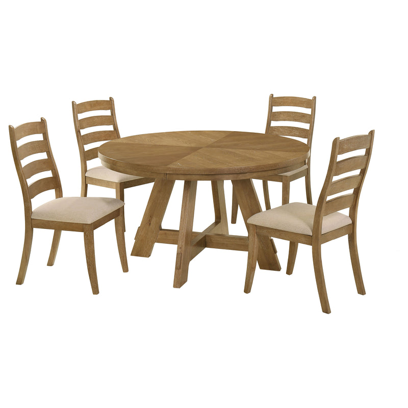 Coaster Furniture Danvers Brown Oak 5pc Dining Room Set