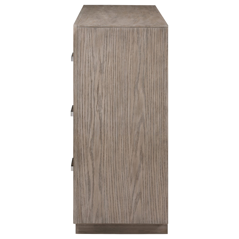 Coaster Furniture Kenora Barley Brown Beige 6 Drawer Dresser