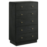 Coaster Furniture Cavelle Black 5 Drawer Chest